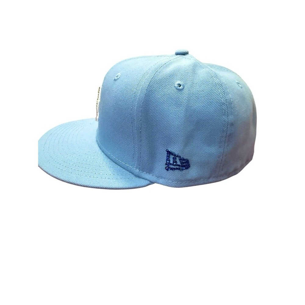 New Era LA Dodgers 59FIFTY Rhinestone World Series 2020 Hat 7 1/4 Blue - Picture 3 of 8